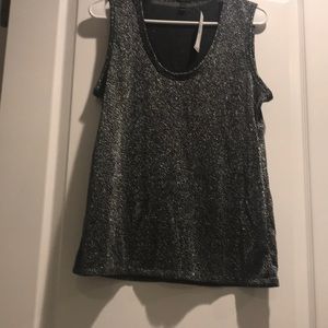 J crew sparkly tank top